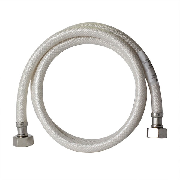 Thrifco Plumbing 1/2 Inch Comp x 1/2 Inch FIP Flexible Braided PVC 48 Inch Riser 4400447 - main